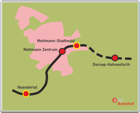 Mettmann Zentrum Mettmann-Stadtwald Neandertal Dornap-Hahnenfurth