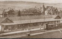 Bahnhof um 1907