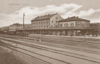 Bahnhof um 1916